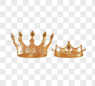 金色立体皇冠图片