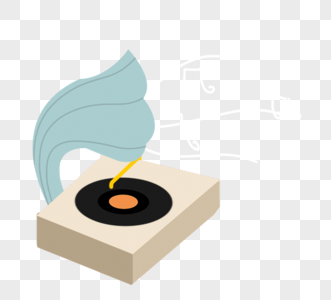 摄影图片 音符线条海报设计模板 音符线条创意图片 音符线条插画插图