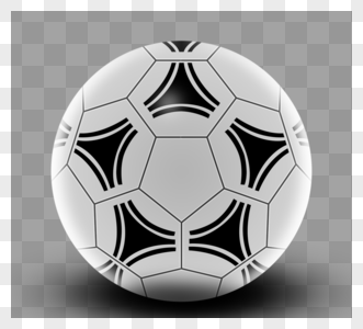 立体足球运动体育元素图片