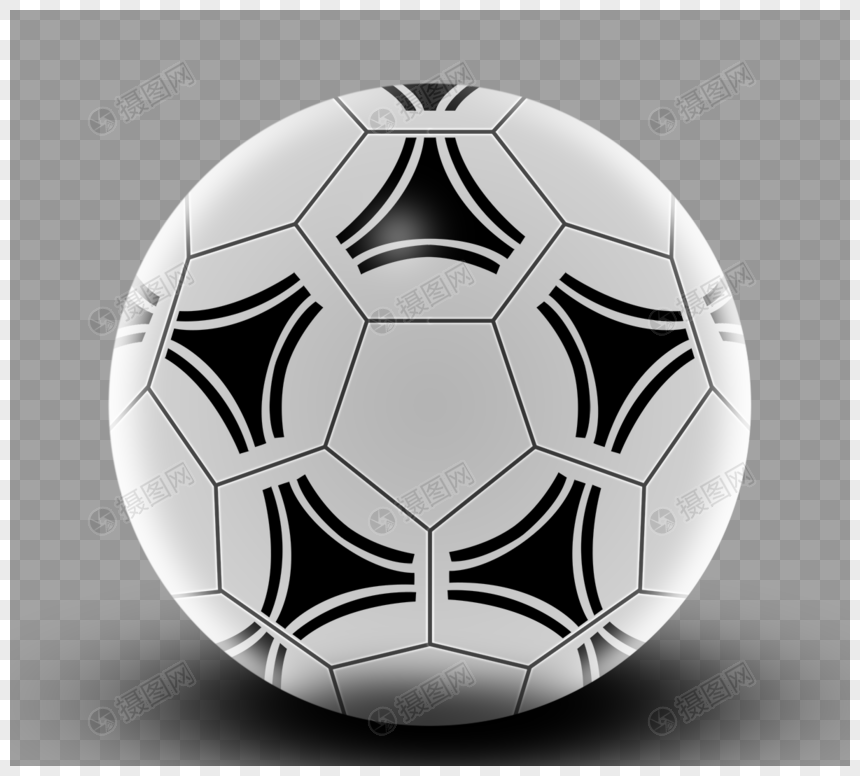 立体足球运动体育元素