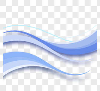 业务简单蓝色曲线图片