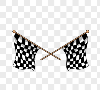 赛车比赛方格旗子图片