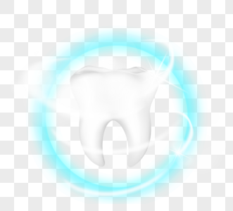 白色牙齿健康护理图片