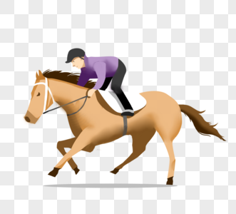 马术运动英国骑马人元素图片