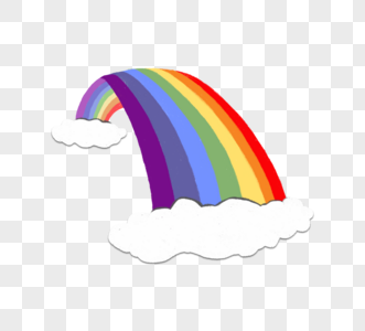 平面粒子彩虹束高清图片