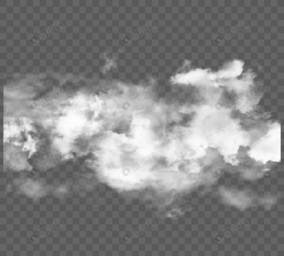 雾化透明质感云层图片