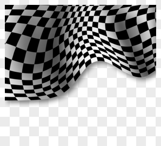 几何赛车格子旗边框图片