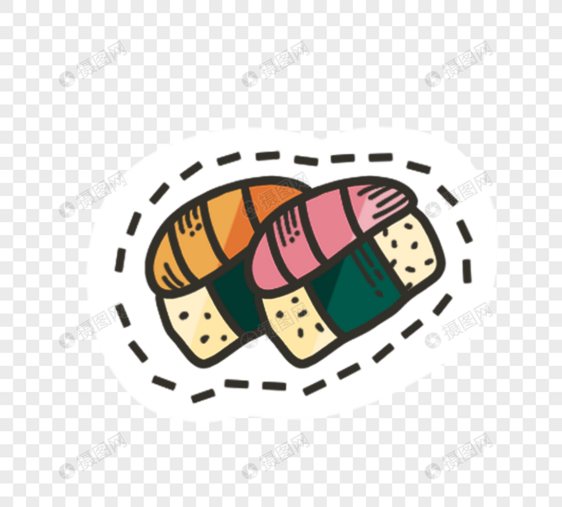 寿司可爱卡通食物图片
