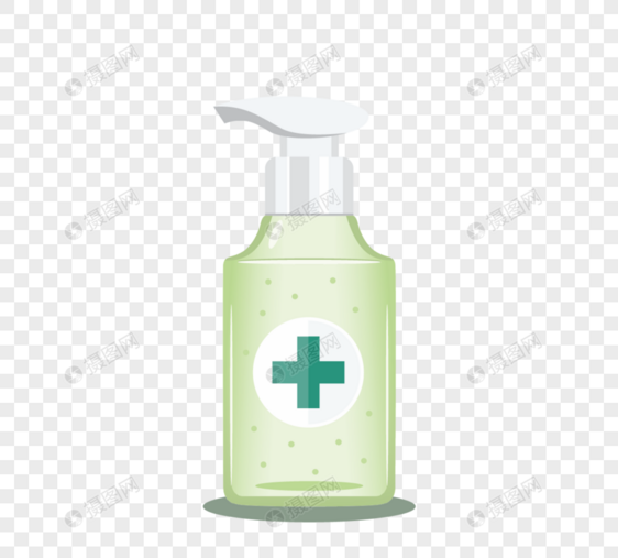 绿色洗漱用品洗手液清洁图片