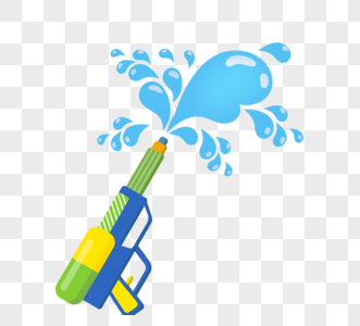 卡通水枪图片