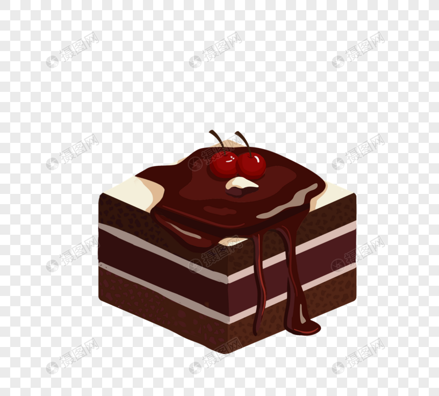 德国可口巧克力黑森林蛋糕图片