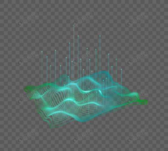 空间感起伏大数据图片