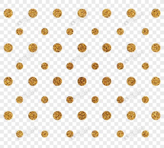 金色飘浮小圆点装饰图片