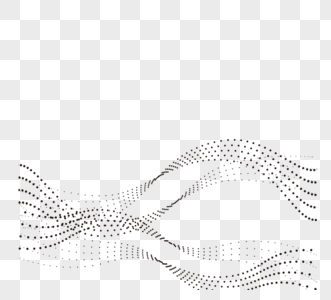 创意波浪抽象线条点图片
