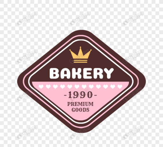 甜点点心蛋糕面包房广告牌标签图片