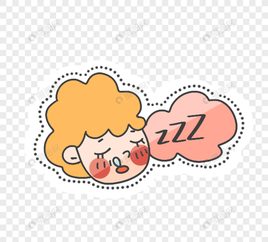 可爱睡眠聊天表情包