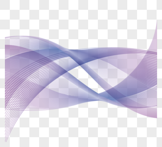 紫色流动波浪边框图片