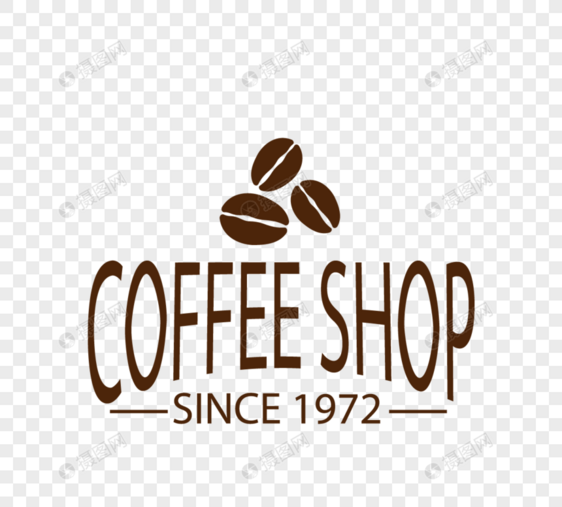 咖啡店咖啡标签复古图片