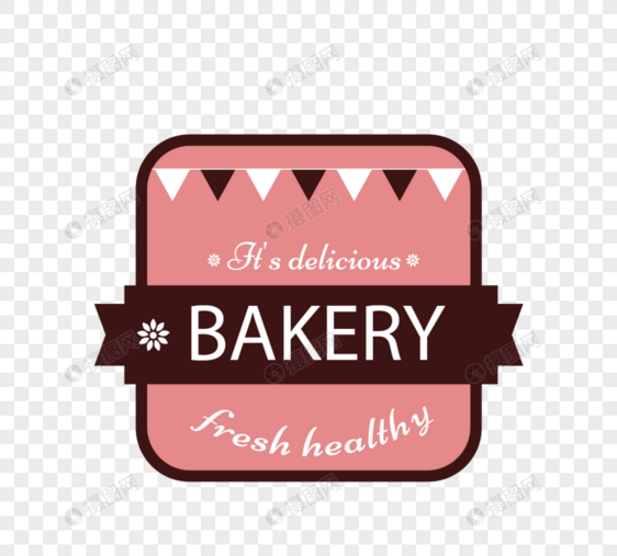 甜点餐卡面包房广告牌标签图片