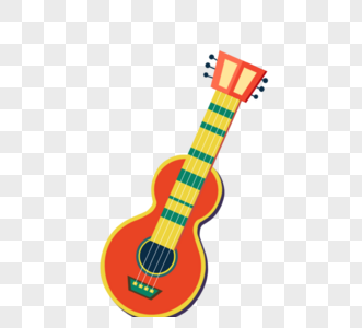 五月五日节墨西哥传统节日吉他图片
