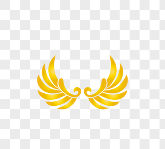 金色金属翅膀张开翅膀图片
