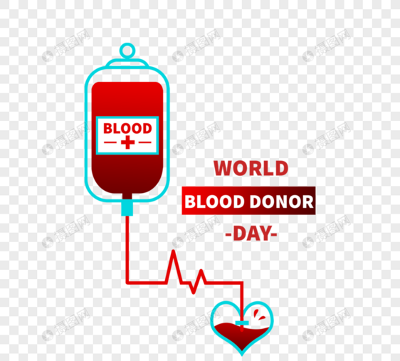 世界献血日血浆袋图片