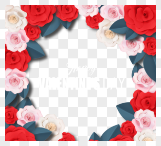 玫瑰花朵花卉质感情人节元素图片