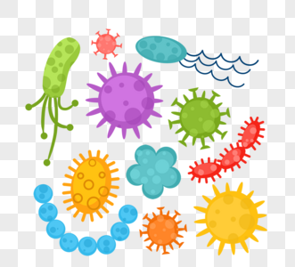 细菌病毒微生物冠状病毒感染插图图片