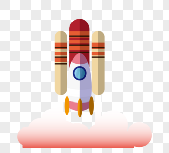 上升航空火箭太空飞船图片