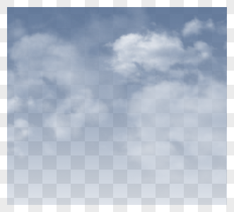 手绘创意感天空云层元素图片