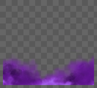 创意感手绘紫色烟雾边框图片