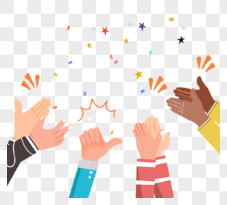 卡通鼓掌图片