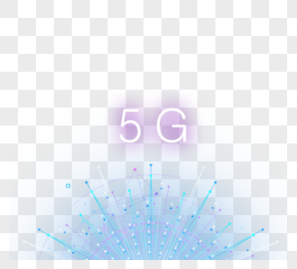 圆形线条节点5G数据图片