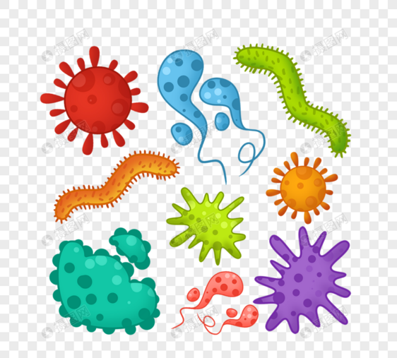 细菌病毒微生物冠狀病毒医学插图图片