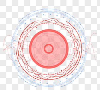 科技点线大数据波纹图形图片
