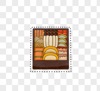 卡通日式料理三文鱼食盒图片