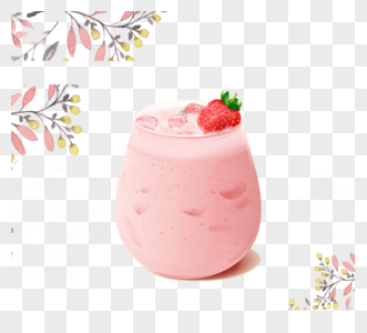 粉色甜品元素图片