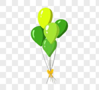 生日气球元素图片