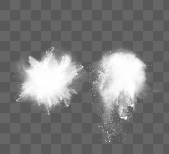 白色创意感手绘粉末图片素材