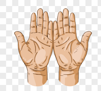 祈祷手势图片