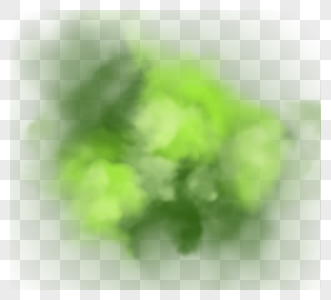 绿色颗粒风格团雾图片