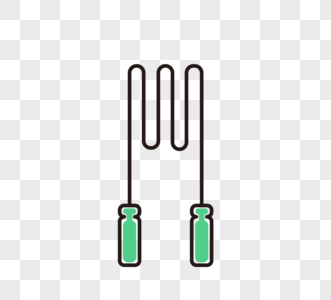 卡通健身器材跳绳器材图片