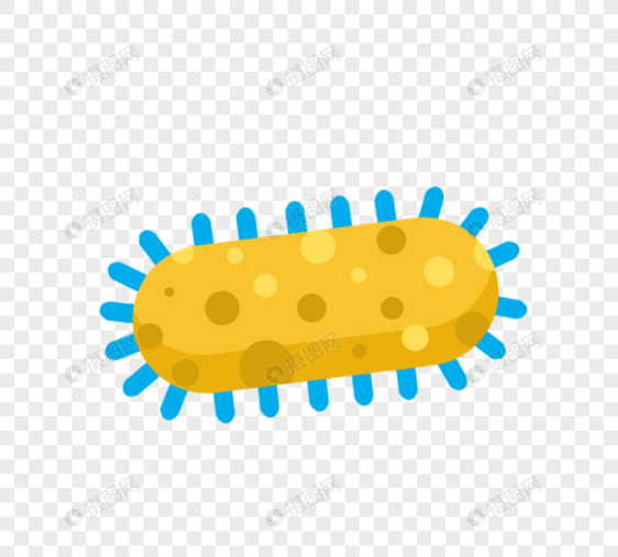 黄色颗粒病毒病菌细菌图片