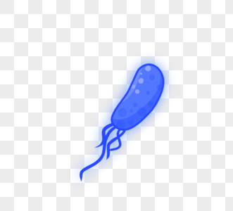 蓝色游走病毒病菌细菌图片