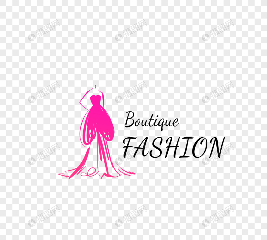 长裙抽象创意logo标志图片