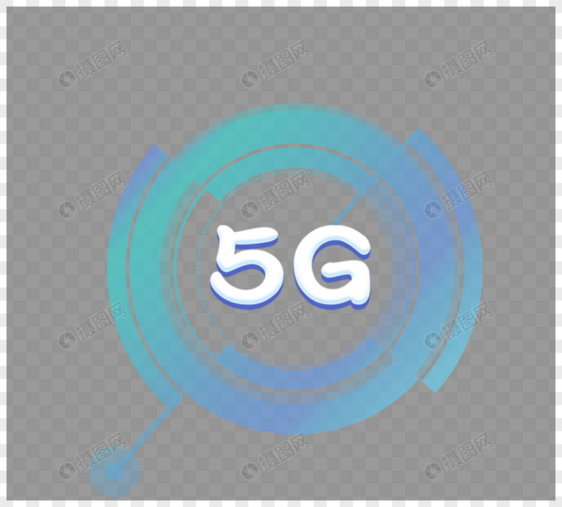 创意5G网络元素图片