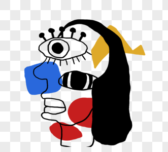 人物矢量团队高清图片抽象卡通多边形元素贴图高清图片ppt几何元素高