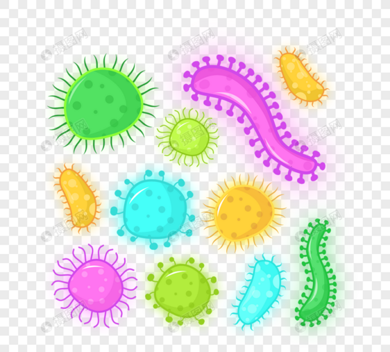 细菌病毒微生物冠狀病毒感染医学插图组图图片