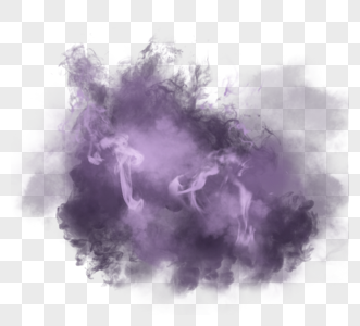 紫色颗粒风格团雾图片