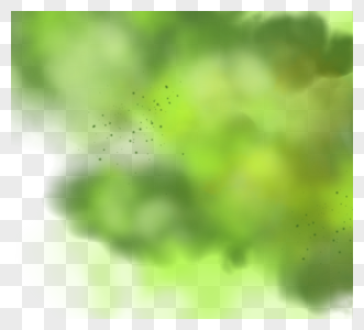 层次感颗粒风格绿色团雾图片